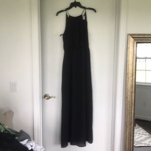 Black, long maxi style dress - size M